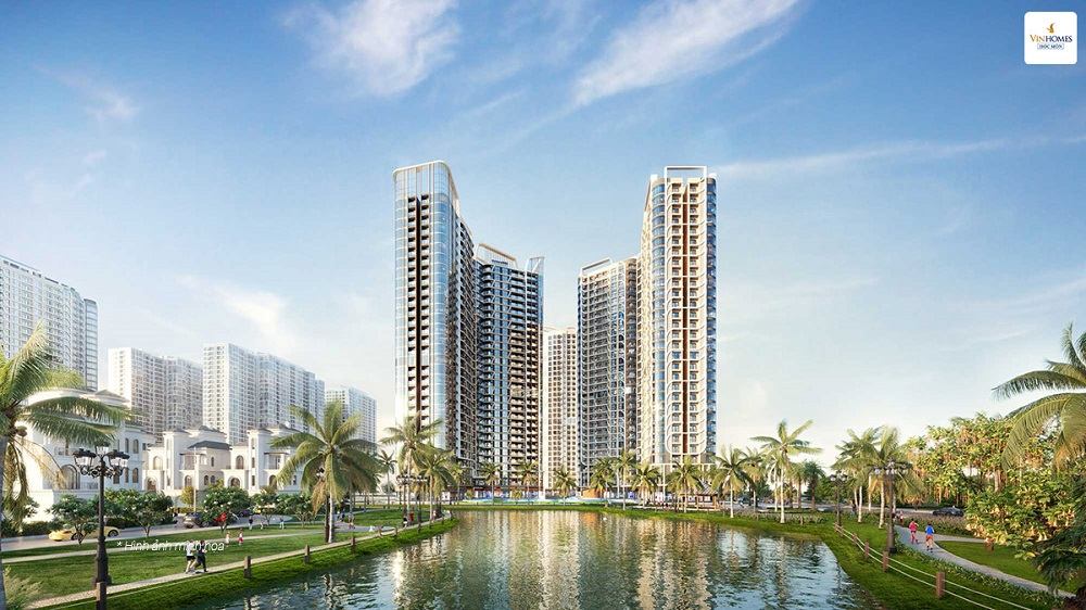 Phân khu cao tầng với đa dạng diện tích căn hộ